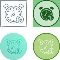 Clock Icon Design vector