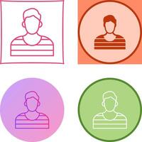 Prisioner Icon Design vector