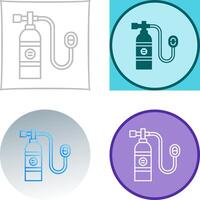 Oxygen Tank Icon Design vector