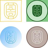 Oximeter Icon Design vector