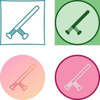 Baton Icon Design vector