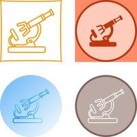 Microscope Icon Design vector