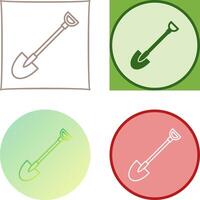 Shovel Icon Design vector