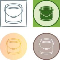 Paint Bucket Icon Design vector