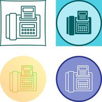 Fax Icon Design vector