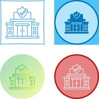 Protection Office Icon Design vector