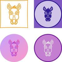 Donkey Icon Design vector