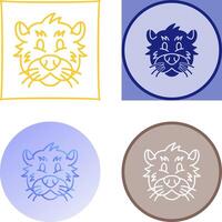 Otter Icon Design vector