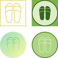 Slippers Icon Design vector