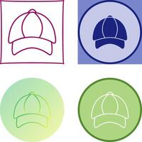 P Cap Icon Design vector