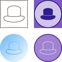 diseño de icono de sombrero vector