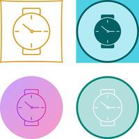 Wrist Watch Icon Design vector