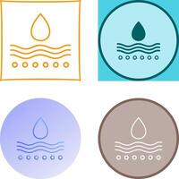 Moisture Icon Design vector