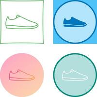 casual Zapatos icono diseño vector