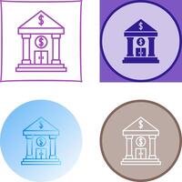 Bank Icon Design vector