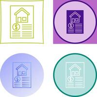 Document Icon Design vector