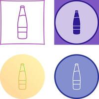 Beer Bottle Icon Design vector