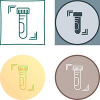 Test Tube Icon Design vector