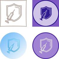 Vaccination Icon Design vector