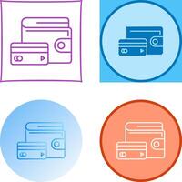 Wallet Icon Design vector