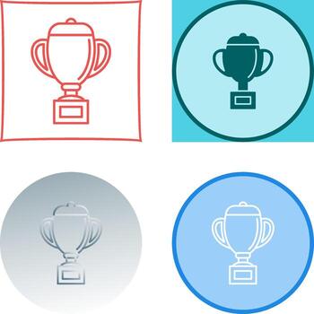 Trophy Icon Design vector