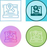 Find Location Icon Design vector