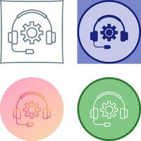 Customer Support Icon Design vector
