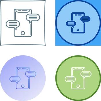 Conversation Icon Design vector