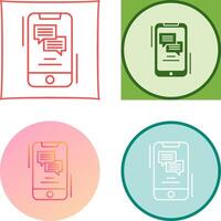 Text Icon Design vector