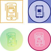 E-wallet Icon Design vector