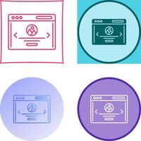 Web Page Icon Design vector