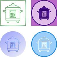 Cooker Icon Design vector