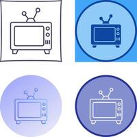 Television Icon Design vector