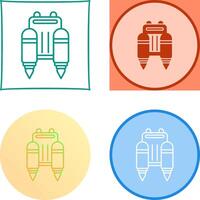 Jetpack Icon Design vector