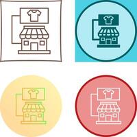 Store Icon Design vector