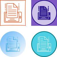 Test Icon Design vector