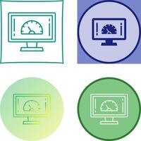 Speed Test Icon Design vector