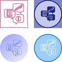 Education Forum Icon Design vector