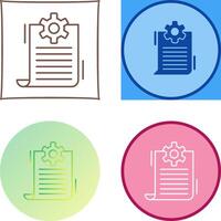 Content Management Icon Design vector