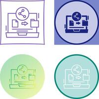 File Share Icon Design vector