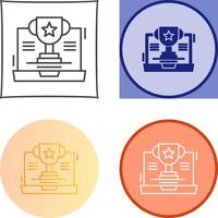 Trophy Icon Design vector