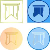 Bookmark Icon Design vector