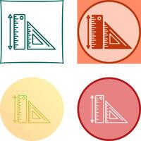 Rulers Icon Design vector