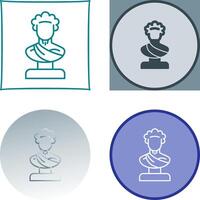 Statue Icon Design vector