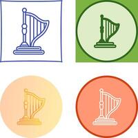 Harp Icon Design vector