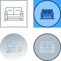 Sofa Icon Design vector