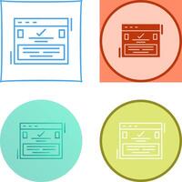 Complete Icon Design vector