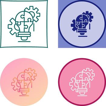 Problem Solving Icon Design vector