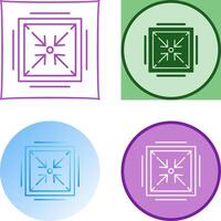 Minimize Icon Design vector