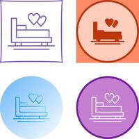 Honeymoon Icon Design vector